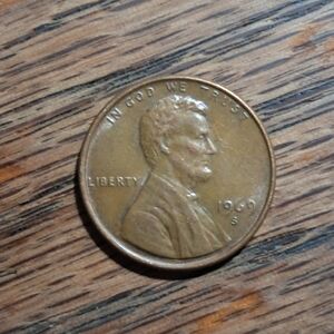 1969 S Lincoln Penny